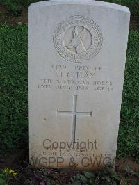 Dar Es Salaam War Cemetery - Hay, Harry Carrick